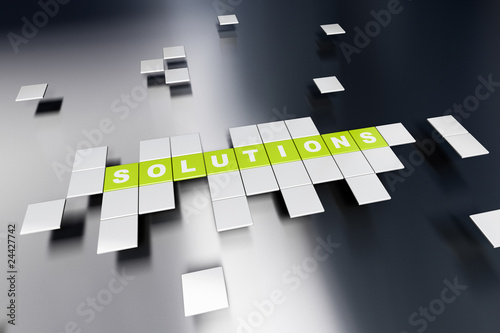 green solutions background photo