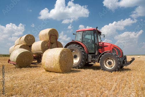 Canvas Print Agriculture - tractor
