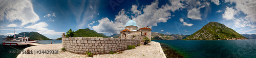 Gospa od Å krpjela. Church Our Lady of the Rocks photo