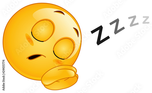 Sleeping emoticon