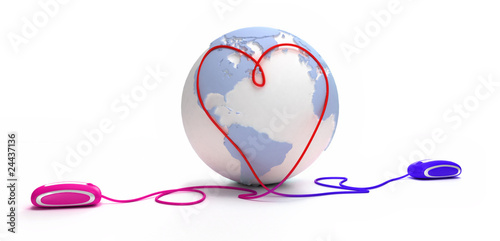 Colourful online love