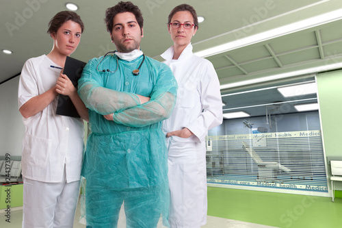 Serious health professionals