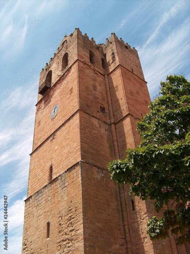 Torre del reloj de la Catedral de Sigüenza