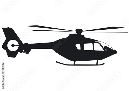 Hubschrauber Silhouette photo