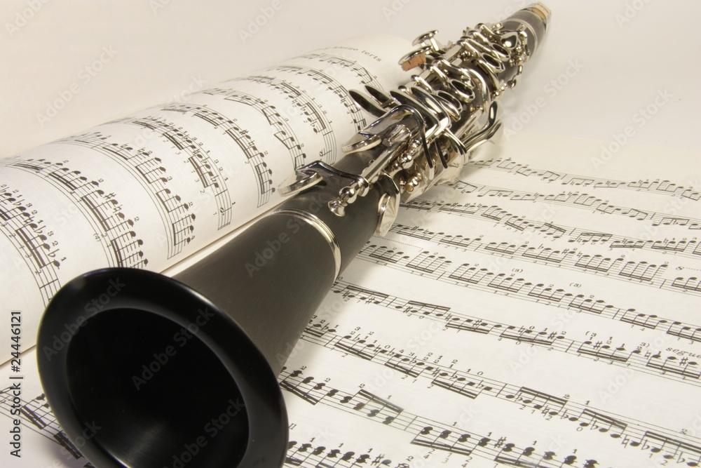 Naklejka premium Es-Klarinette