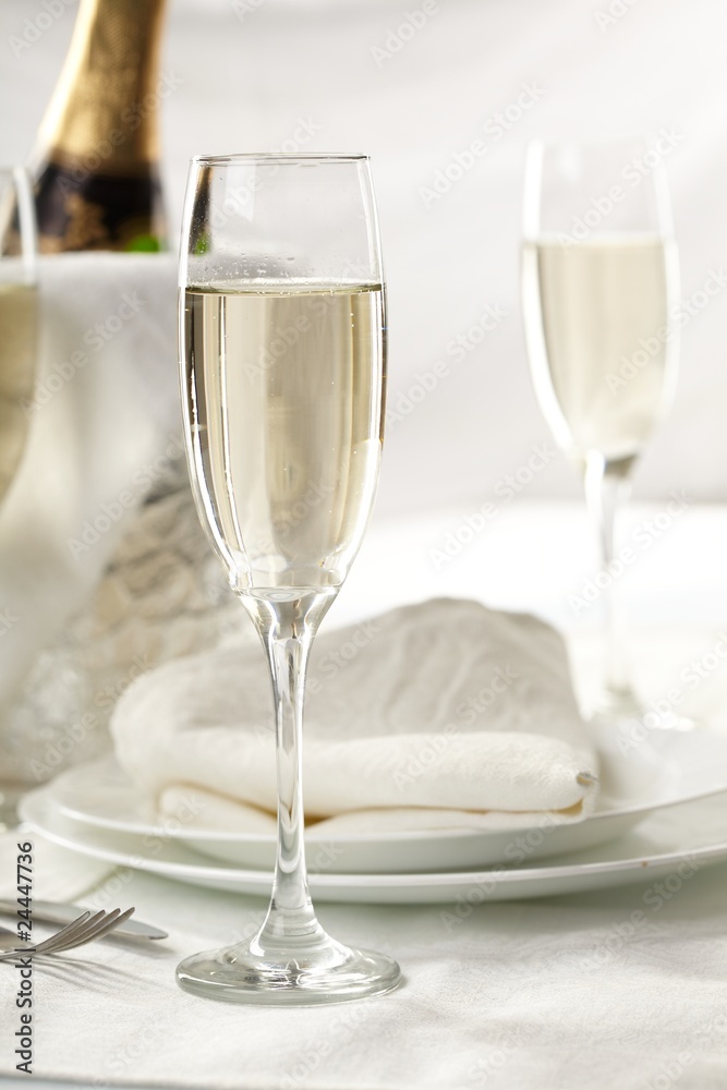 table set for a wedding dinner.. table set for a wedding dinner..