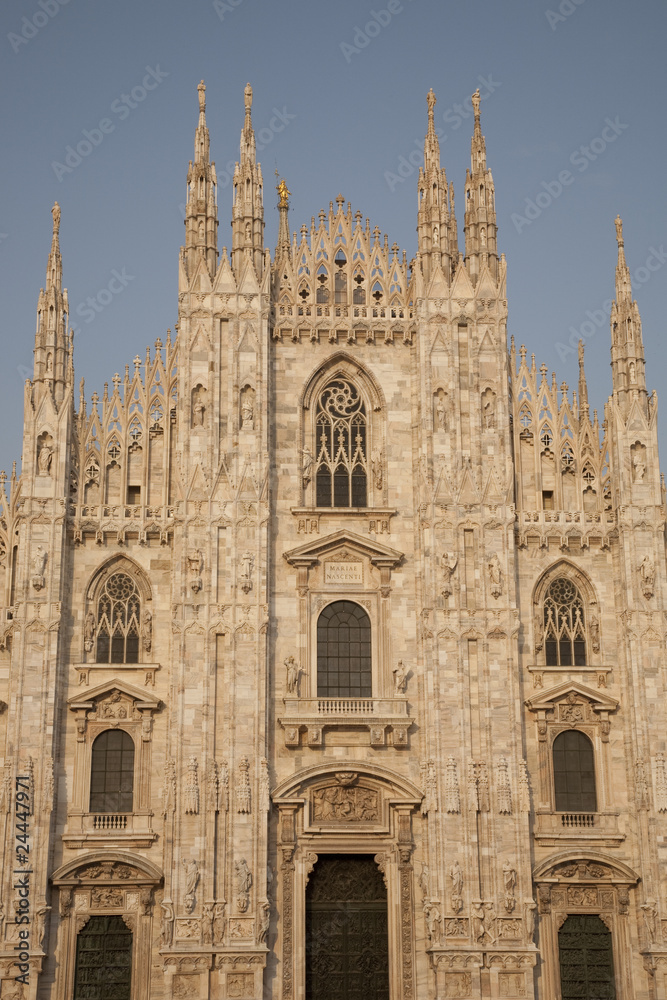 Duomo Cathedral Church in Milan, Italy