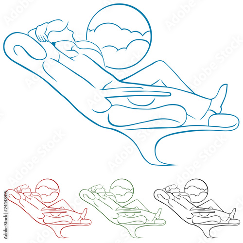First Class Airline Passenger
