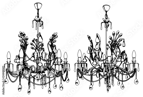 Luster Chandelier Vector 35