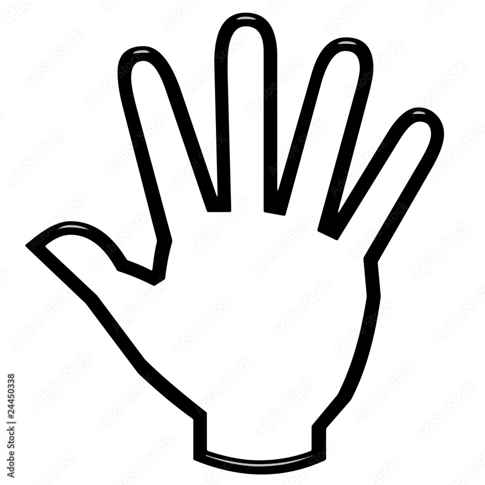 Obraz premium 3D Open Hand