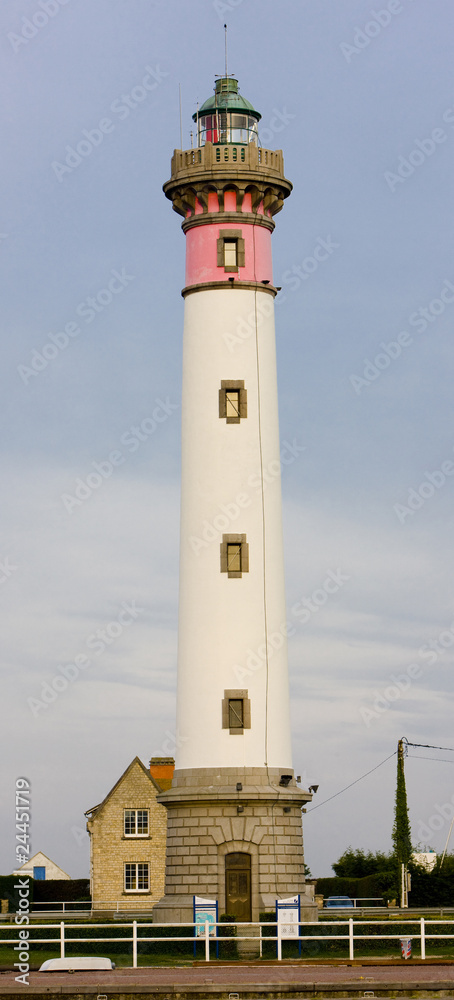 lighthouse, Ouistreham, Normandy, France