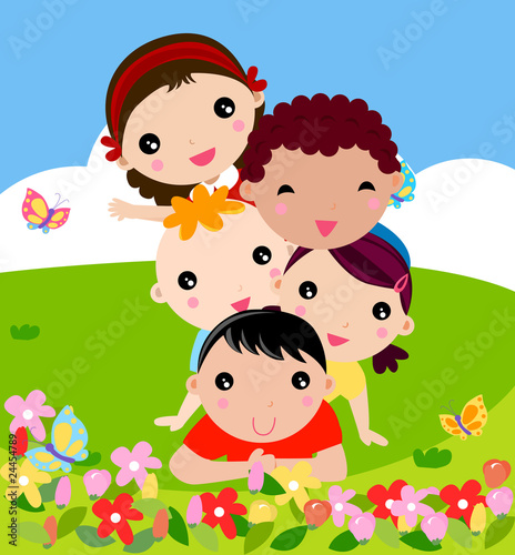 group of children
