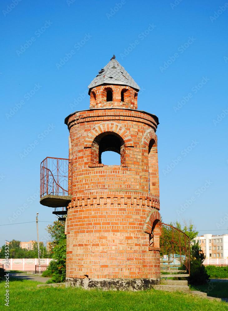 Tower from a red brick