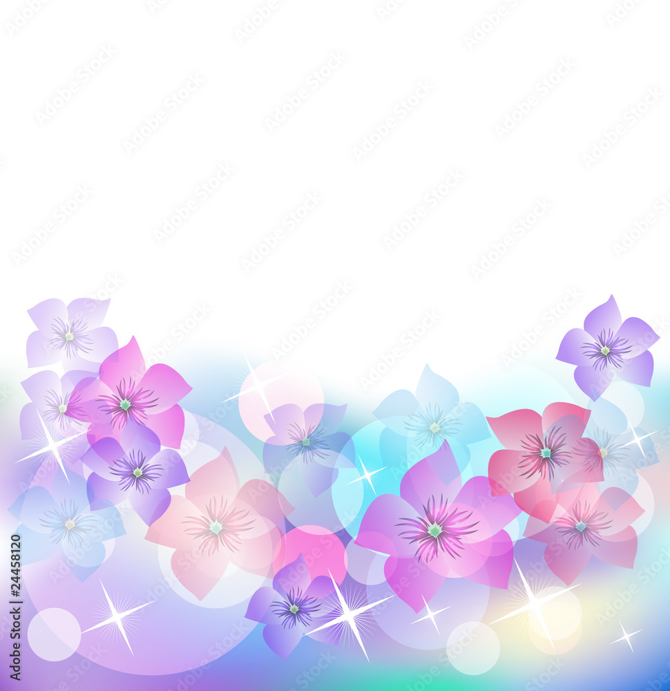 Obraz premium Floral background