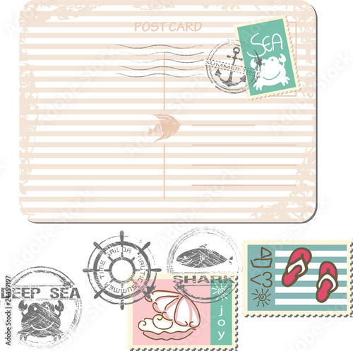 summer postage set