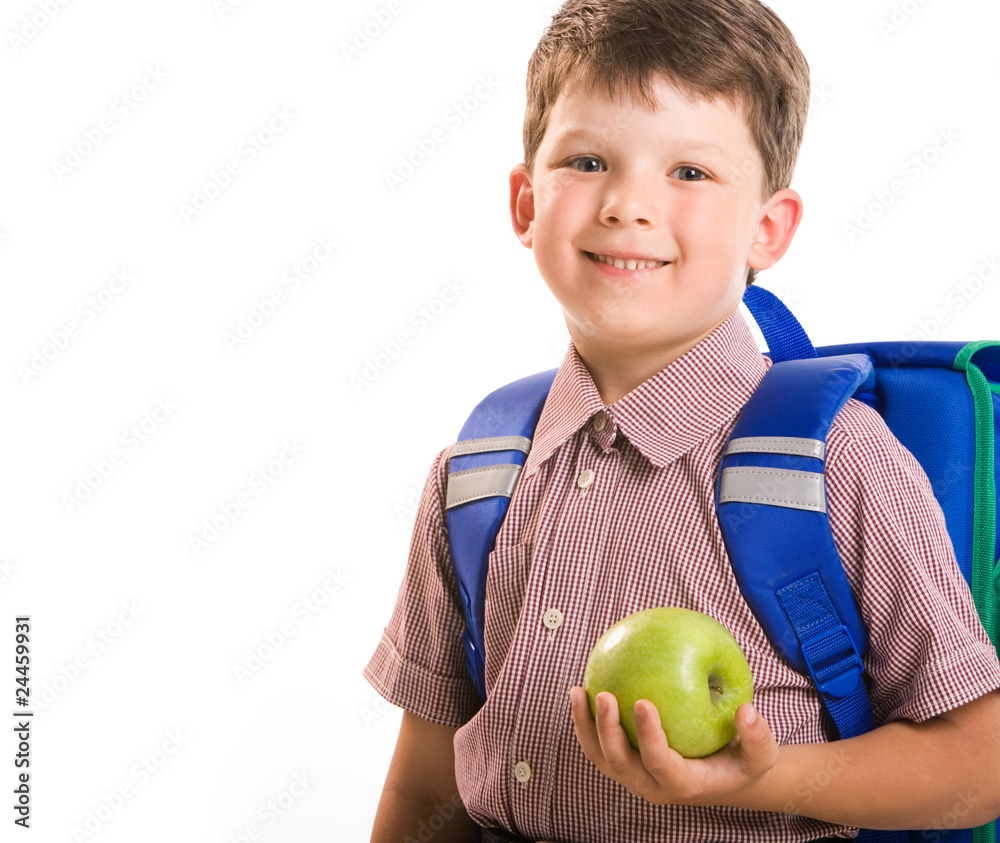 Boy with apple Boy with apple