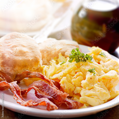 Photography hearty breakfast