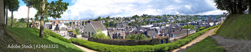 Foto Panorama de Morlaix vue du site du château - Finistère - 29600