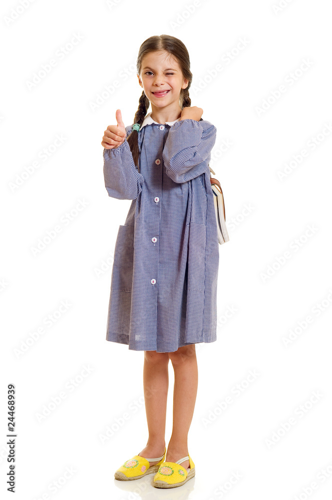 little girl back to school-bambina pronta per la scuola little girl back to school-bambina pronta per la scuola
