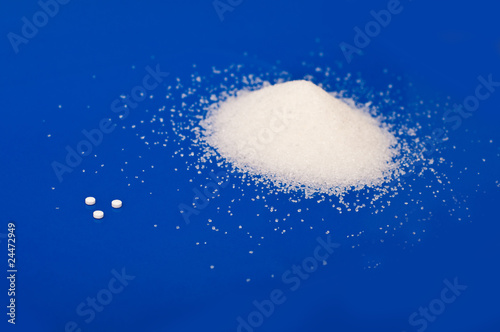 volume comparison between sugar and sweetener