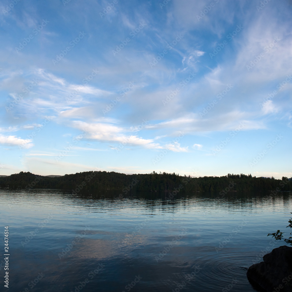 Lower Saranac Lake Panorama