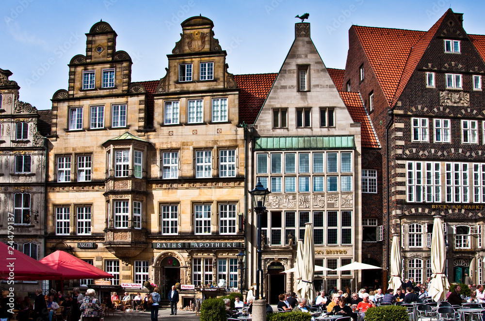 Fototapeta premium Stare miasto w Bremie