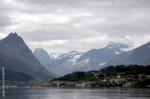 Reflections in Stryn Lake, Norway