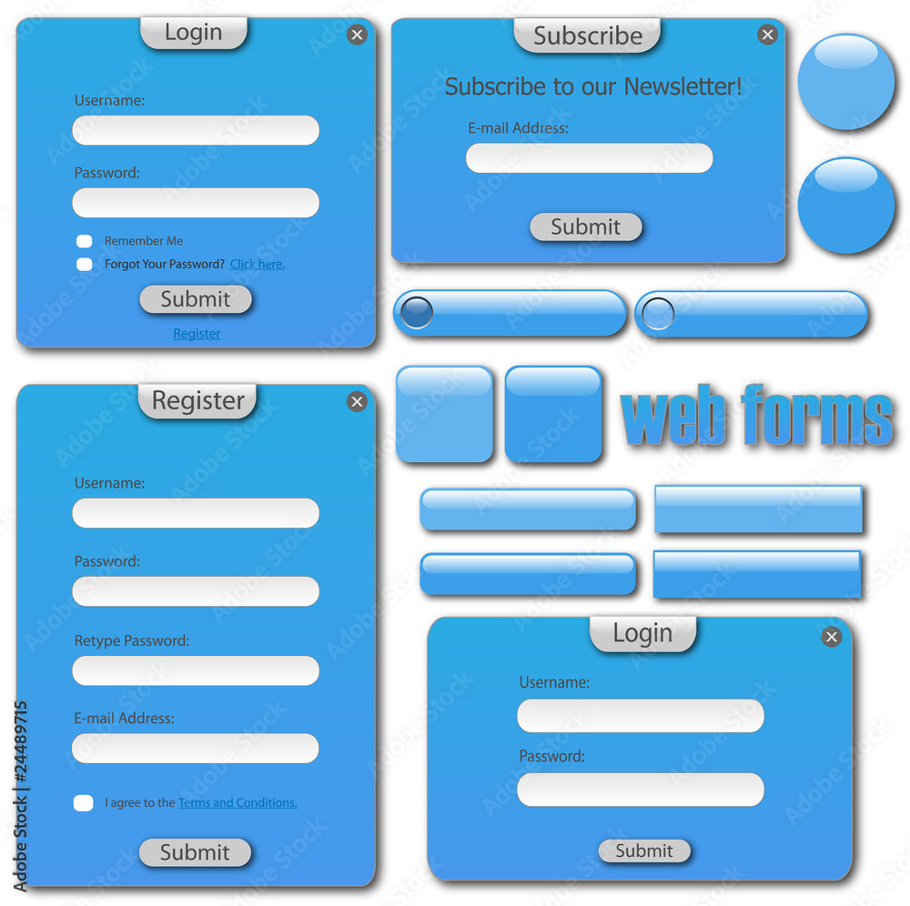 Blue Web Template Blue Web Template