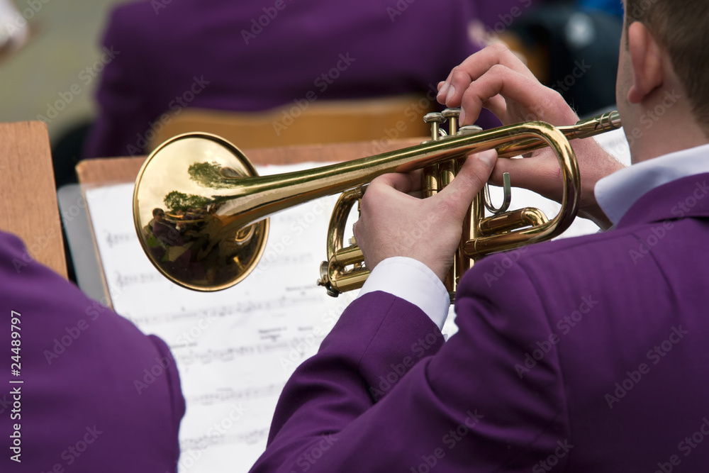 Obraz premium Koncert na trąbkę