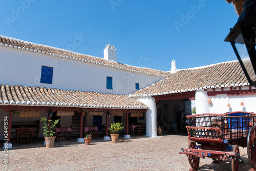 Rural building in Puerto Lapice, Castilla-La Mancha, Spain photo