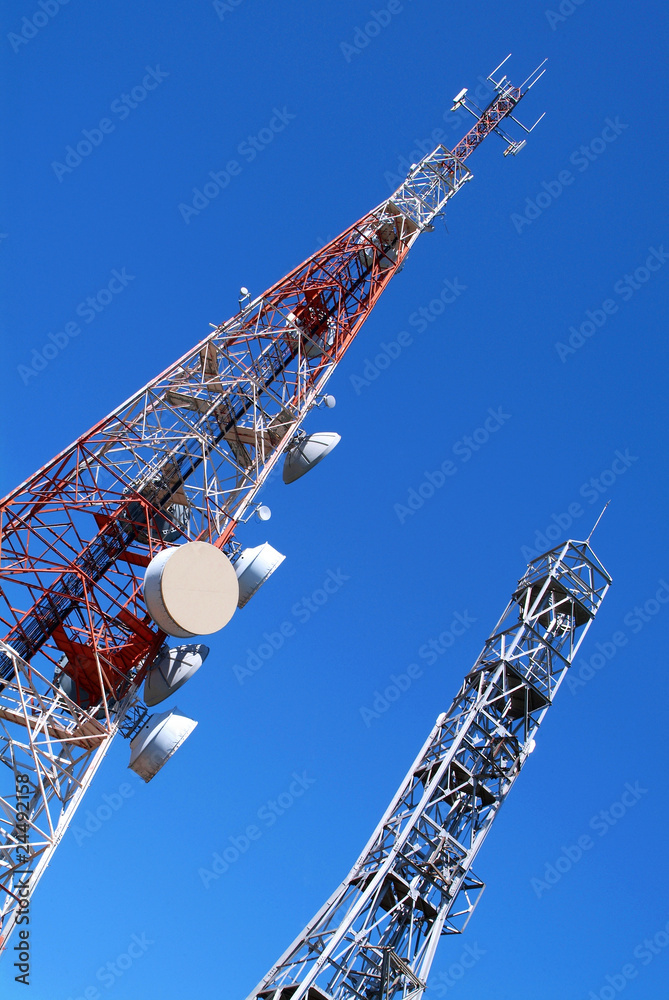 Naklejka premium Antenas