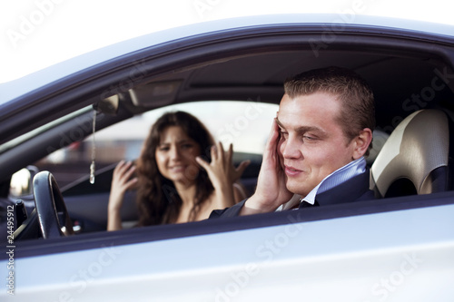 Family quarrel driving © Miramiska