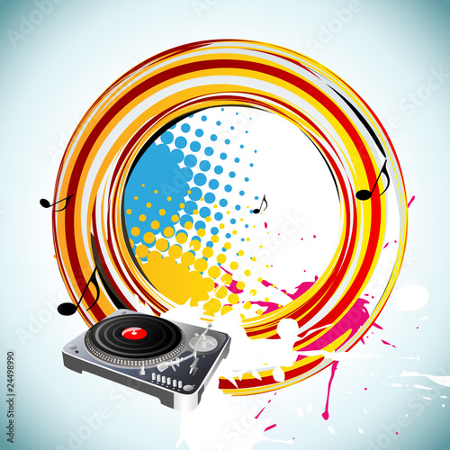 vector music background
