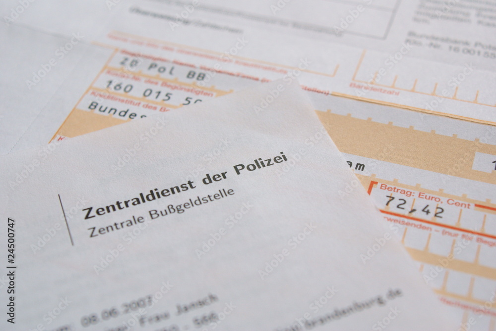Bußgeld StockFoto Adobe Stock