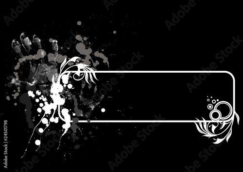grunge abstract background with blots