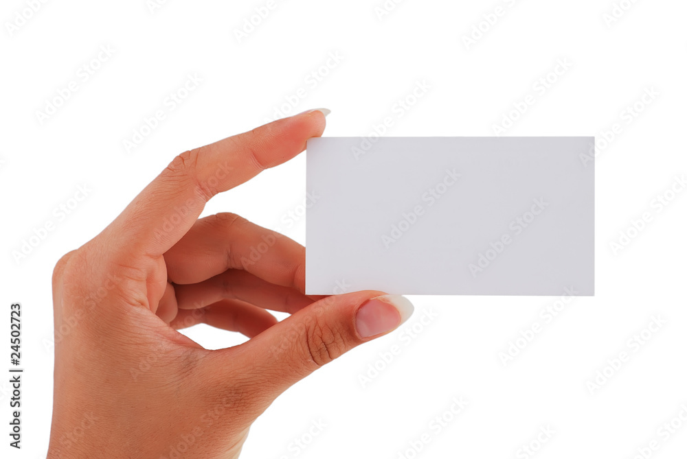 Obraz premium blank business card