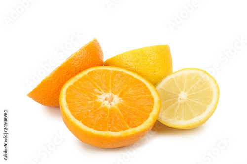 fruit, orange et citron