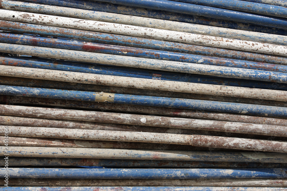 Old construction steel rod Old construction steel rod