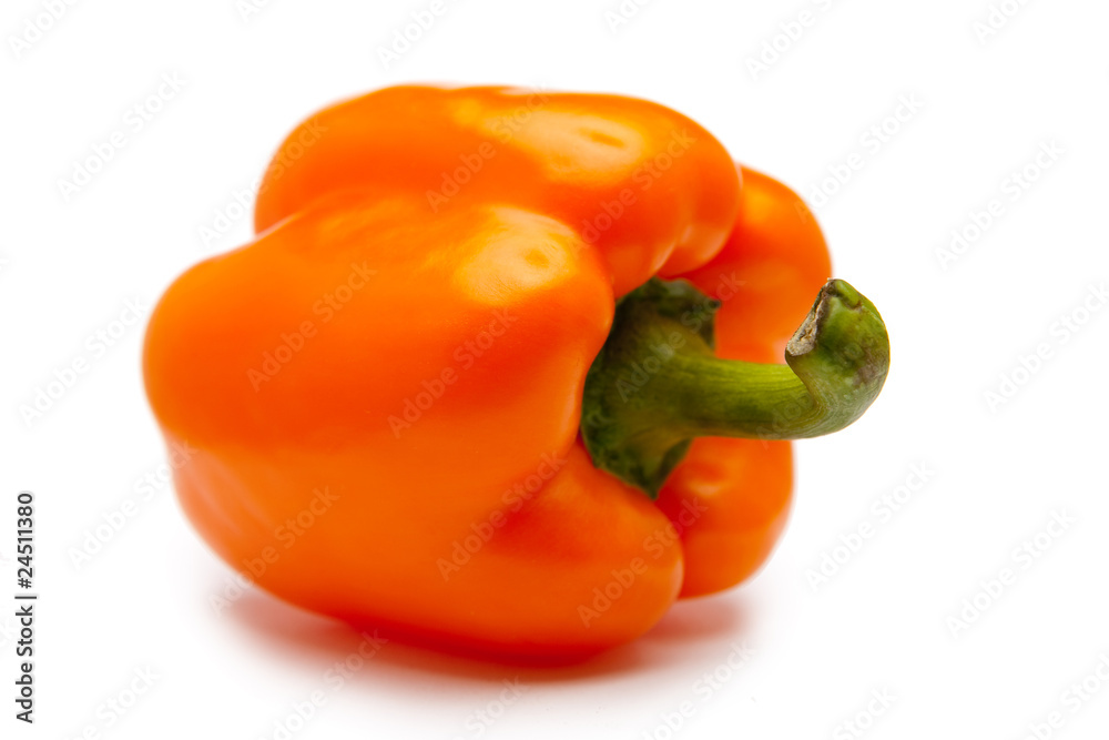 Pepper over white