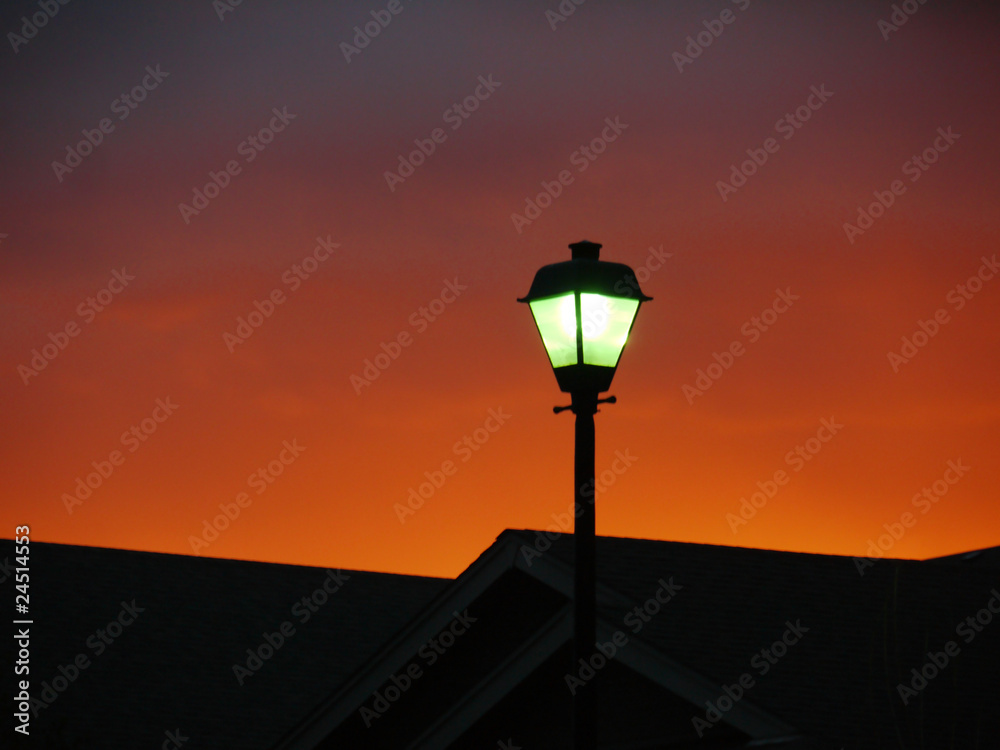 Laterne am Abend Laterne am Abend