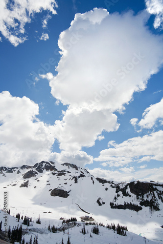 View from Whistler Peak vertical photo
