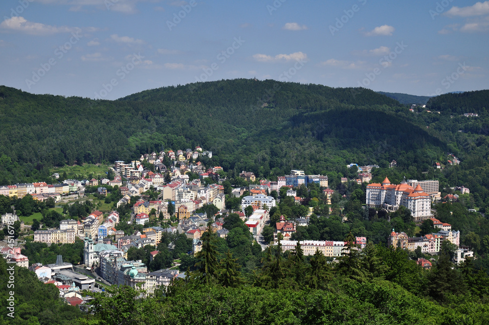 look at the spa of Karlovy Vary