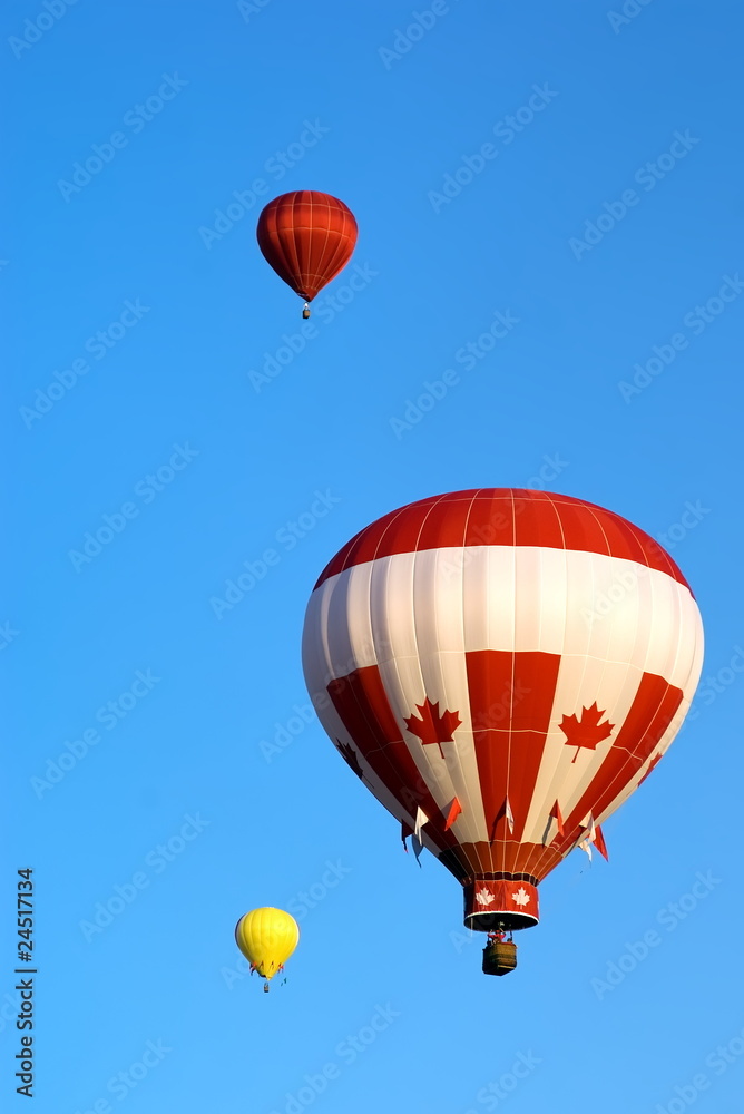 Fototapeta premium Canadian flag style balloon