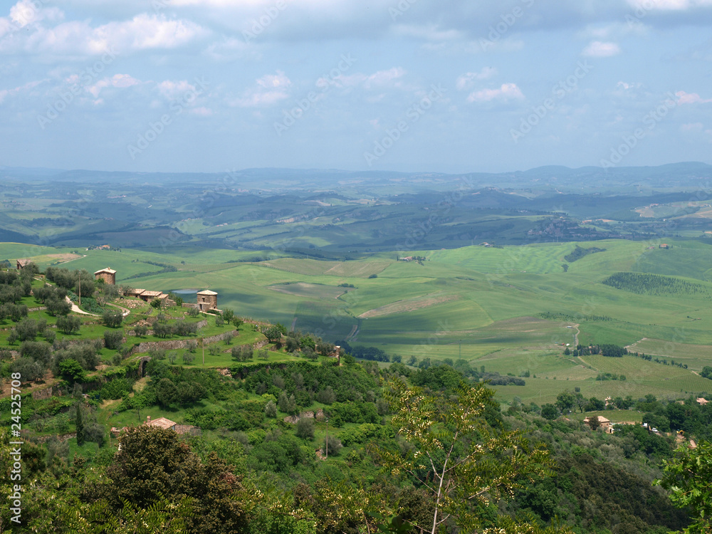 The hills around Montalcino, Tuscany, Italy