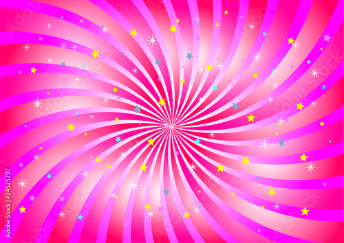 Abstract swirl in rosy color. Vector illustration.