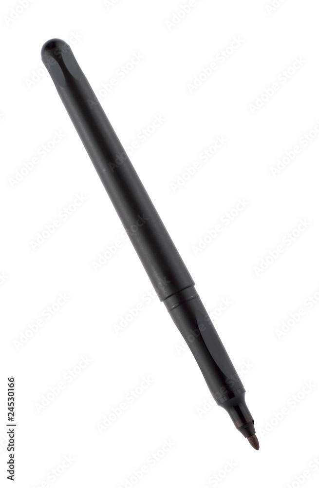Black marker isolated on white background Black marker isolated on white background