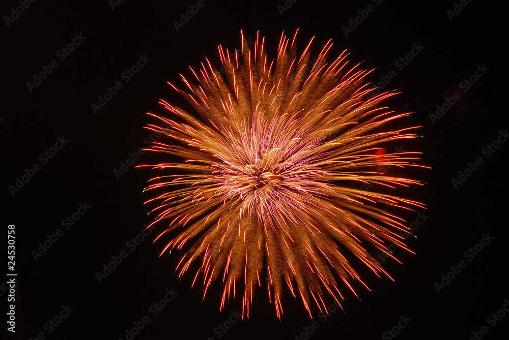 Obraz premium Beautiful fireworks