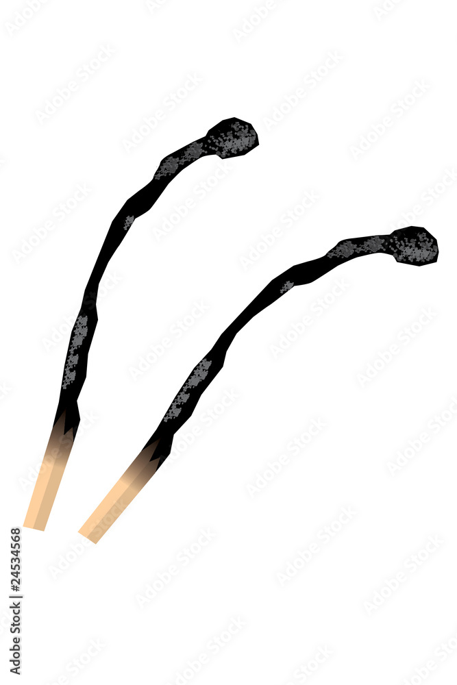 spalone zapałki