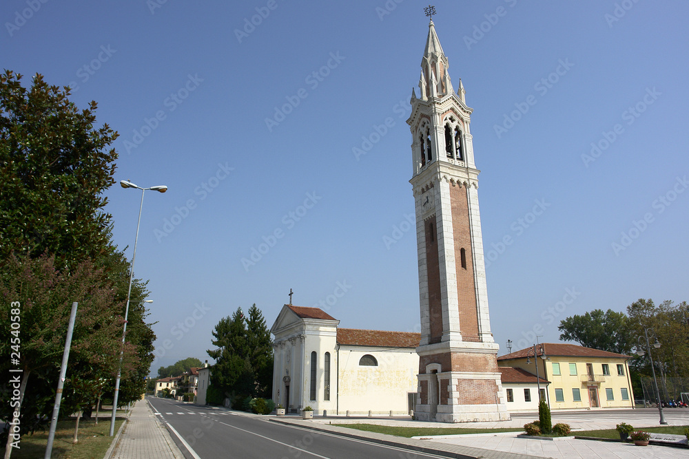 Pozzoleone frazione belvedere chiesa provincia di vicenza