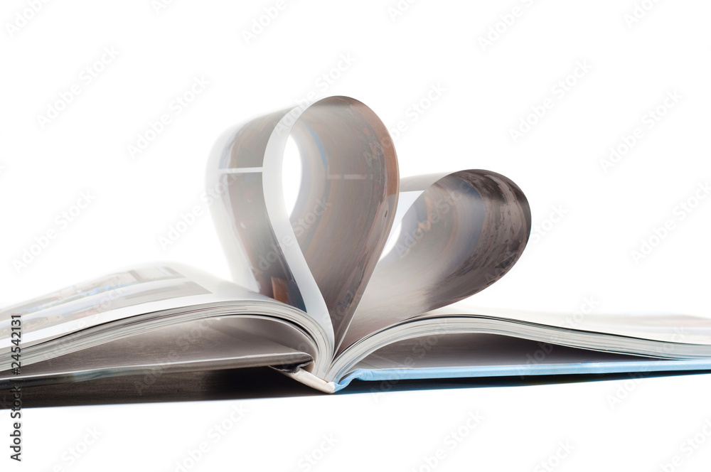 Heart in book Heart in book